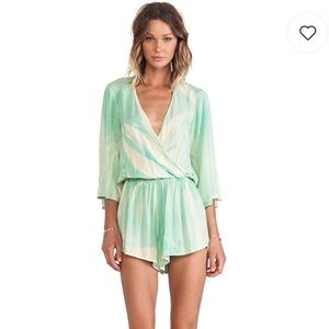 Blue Life Wild & Free Romper in Sea Snake XS